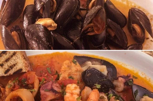 Блюда из морепродуктов Блюда из морепродуктов