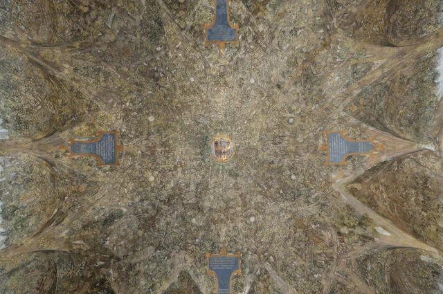 By Hoclab - Own work, CC BY-SA 4.0, https://commons.wikimedia.org/w/index.php?curid=75185757 Sala delle Asse да Винчи фрески замок Сфорца