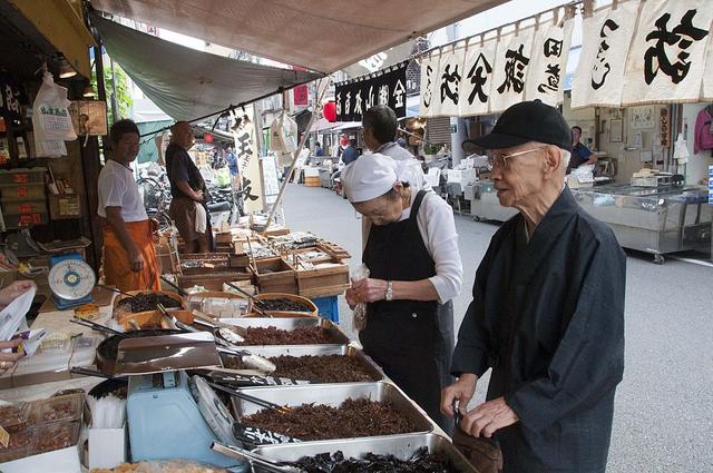Рыбный рынок Tsukiji Рыбный рынок Tsukiji