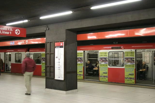 схема метро в Милане схема метро в Милане