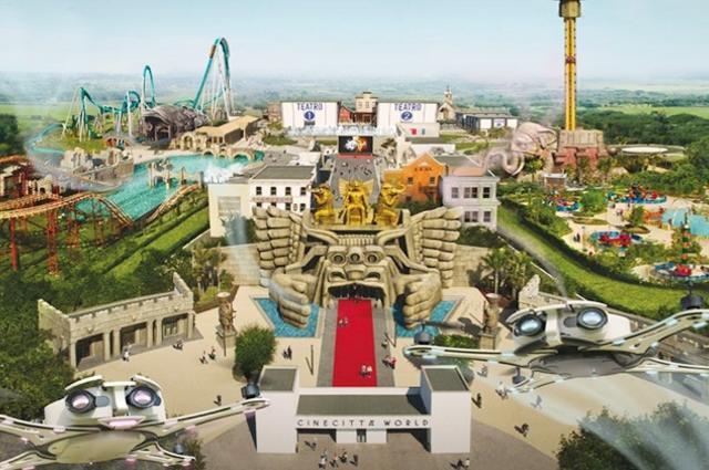 парк Cinecittà World в Риме парк Cinecittà World в Риме