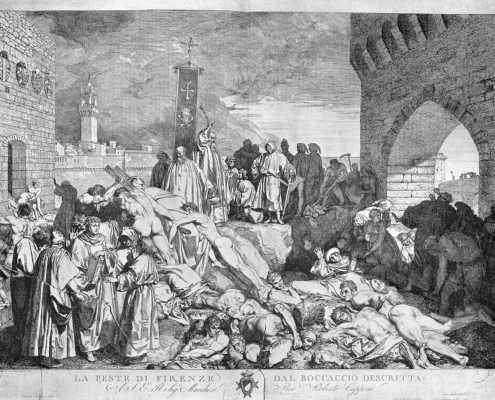 "Чума во Флоренции в 1348" Джованни Бокаччо