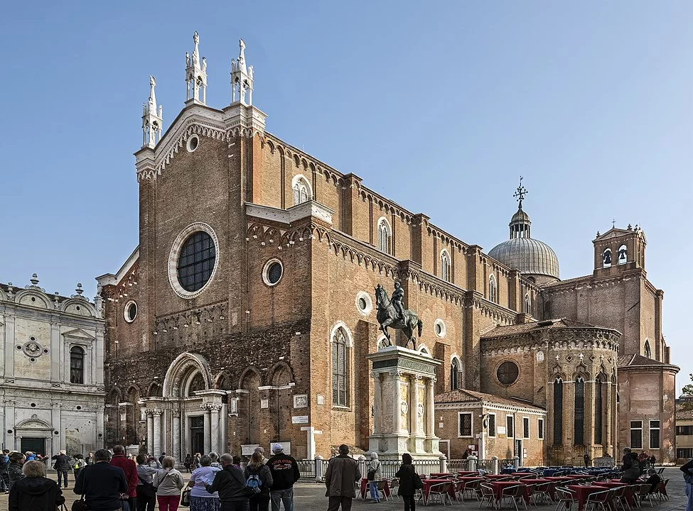 Exterior of Santi Giovanni e Paolo (Venice) from Campo San Zanipolo